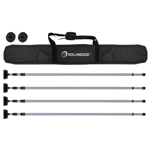 ROLLINGDOG Dust Barrier Poles, 1.4-3.3m (7 Piece) - 09666_1.jpg