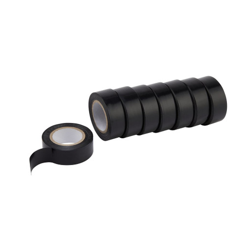 Draper Expert Insulation Tape, 10m x 19mm, Black (Pack of 8) - 11910_1.jpg