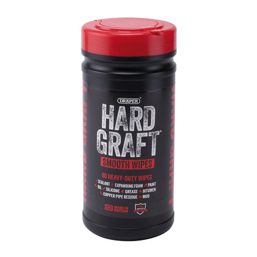 Draper Hard Graft Multipurpose Smooth Wipes (Tub of 80) - 12434_1.jpg