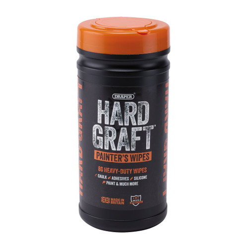 Draper Hard Graft Painters Wipes (Tub of 80) - 12439_1.jpg