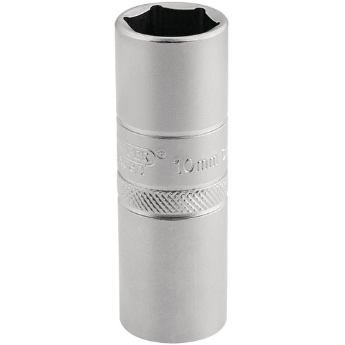 10mm Thread 6 Point Satin Chrome Spark Plug Socket, 1/2" Sq. Dr., 16mm - 16781_HT-PLUG-MS.jpg