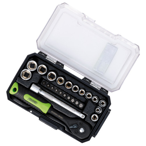 Draper HI-TORQ® Metric Socket and Bit Set, 1/4" Sq. Dr. (25 Piece) - 24233_1.jpg
