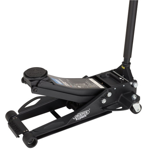 Draper Expert Professional Low Profile Fast Lift Garage Trolley Jack, 3 Tonne, Black - 28464_1.jpg