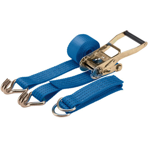Ratcheting Vehicle Tie Down Straps, 3m x 50mm, 2500kg - 60969_1.jpg